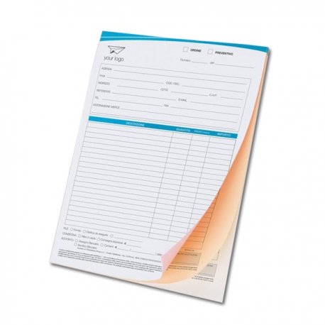 Liasses A6 (10 x 15 cm) autocopiantes 2 ou 3 feuillets
