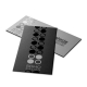 Cartes de visite rectangle, vernis selectif 