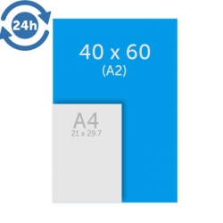 Poster 40 x 60 cm (A2) satin EXPRESS