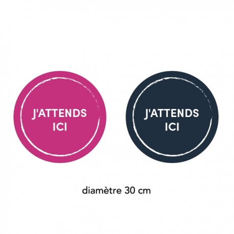 Stickers - respectez les distances de sécurité