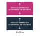 Stickers - respectez les distances de sécurité