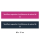 Stickers - respectez les distances de sécurité
