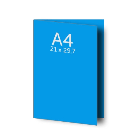 Brochure A4 (21x29.7 cm) pliée en A5 (15x21 cm) 135g, 36 pages, couverture dos collé