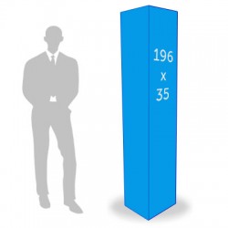 Totem 3 faces 200 x 35 cm