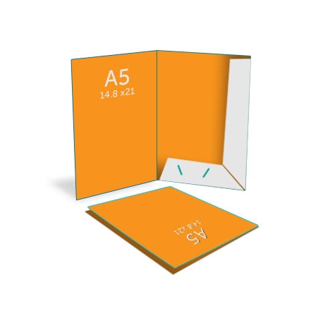 Pochette pour documents A5 (14.8 x 21 cm), vernis selectif